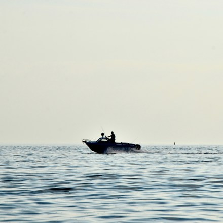 Image of boat on the water, boat finance