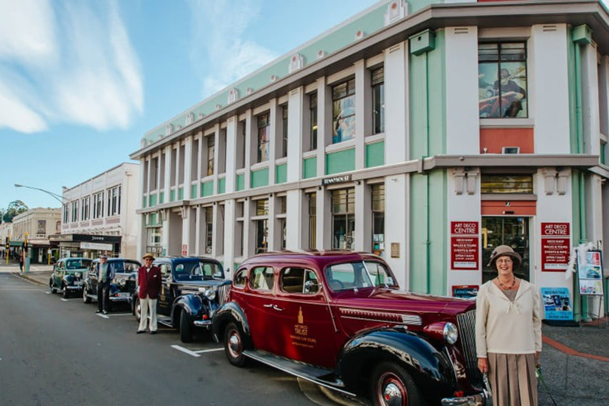 Art Deco buildings in Napier, Hawke’s Bay