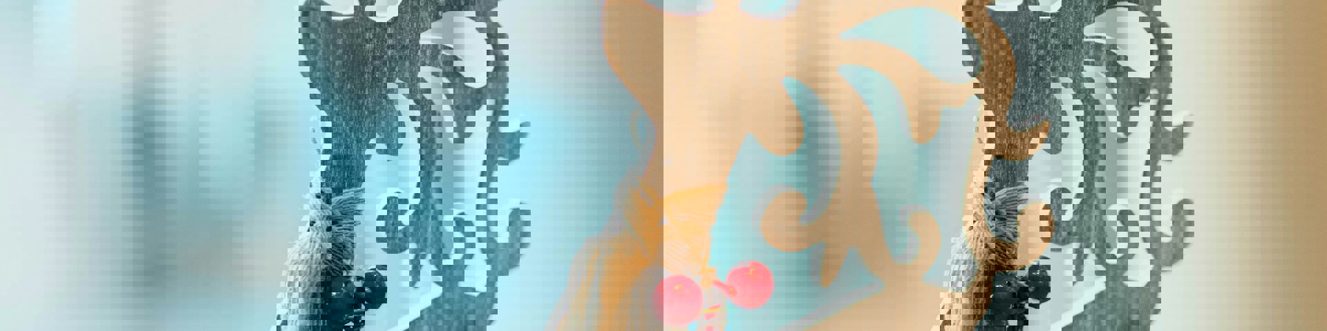 Picture of Reindeer Christmas decoration. Personal loans for Christmas expenses